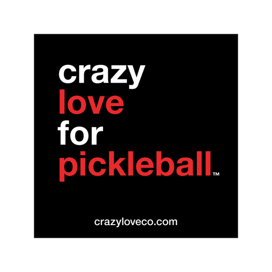 Crazy Love for Pickleball Sticker